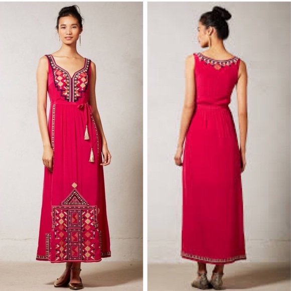 Anthropologie Dresses & Skirts - Anthropologie Vanessa Virginia Dayak Maxi Dress 2